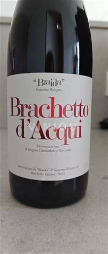 Piedmont Brachetto d'Acqui Braida 2021