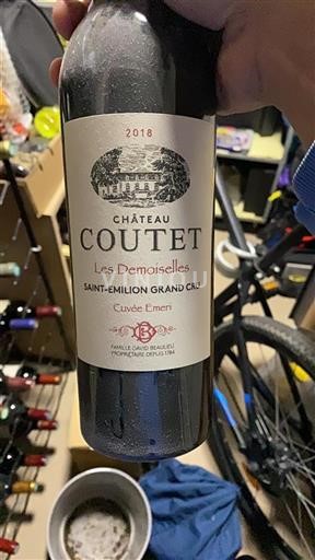 Burdeos Saint-Émilion Gran Cru Grand Cru Coutet Les Demoiselles 2018