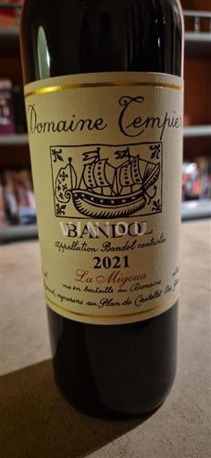 Provence Bandol Domaine Tempier La Migoua 2021