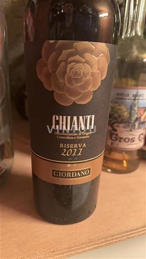 Tuscan Wines Chianti Giordano Riserva 2011