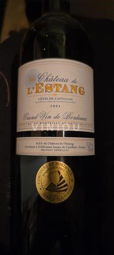 Bordeaux Nespecifikováno Château L'Estang 2004