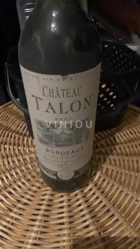 Bordeaux Château Talon 2007