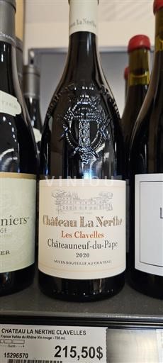 Valle del Ródano Châteauneuf-du-Pape. Château La Nerthe Les Clavelles 2020