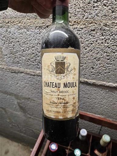 Burdeos Haut-Médoc Château Moula 1982
