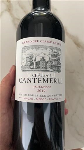 Bordeaux Haut-Médoc Grand Cru Château Cantemerle 2019
