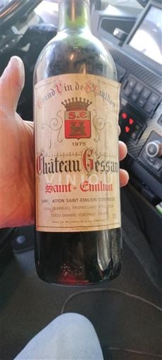 Bordeaux Saint-Émilion Château Gessan 1975