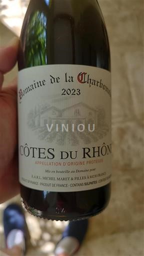 Vallée du Rhône Côtes-du-rhône Domaine La Charbonnière 2023