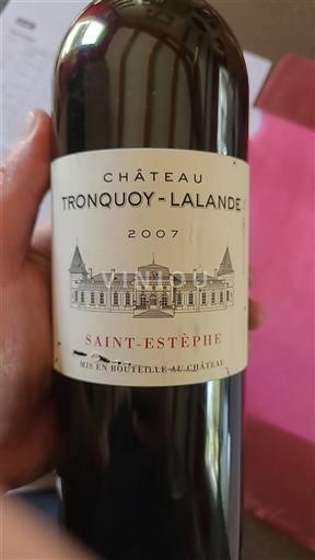Burdeos Saint-Estèphe Château Tronquoy-Lalande 2007