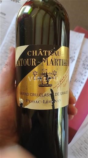 Bordeaux Pessac-Léognan Grand Cru Château Latour-Martillac 2011