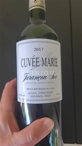 Jihozápad Jurançon Charles Hours Marie 2017
