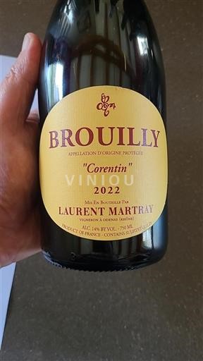 Beaujolais Brouilly Laurent Martray Corentin 2022