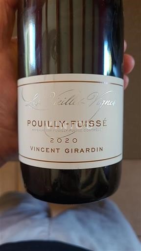 Burgundija Pouilly-fuissé Vincent Girardin Les Vieilles Vignes 2020