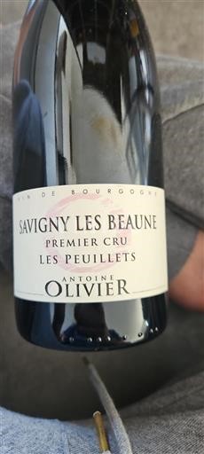 Bourgogne Savigny-lès-beaune Premier Cru Antoine Olivier Les Peuillets 2019
