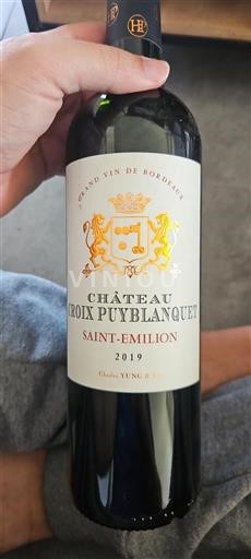 Bordeaux Saint-Émilion Château Croix Puyblanquet 2019