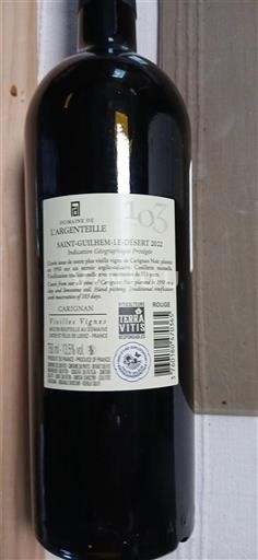 Languedoc in Roussillon Saint-Guilhem-le-Désert Domaine L'Argenteille 2022