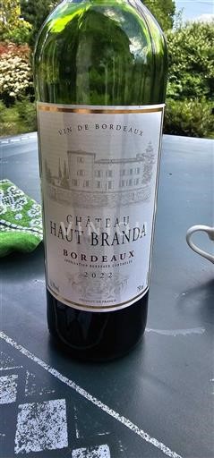 Bordeaux Château Haut Branda 2022