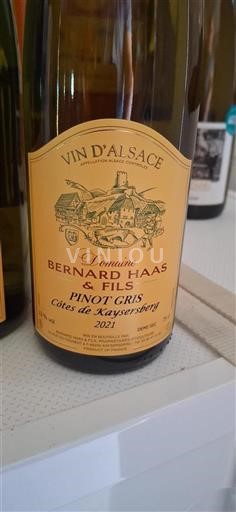 Alsace Grand Cru Domaine Bernard Haas & Fils 2021