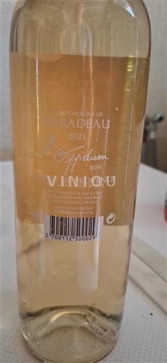Provence Côtes de Provence Les Vignerons de Taradeau L'Opidum 2021