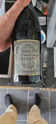 Rhônen laakso Châteauneuf-du-Pape Château Simian Les Grandes Grenachières d'Hippolyte 2022