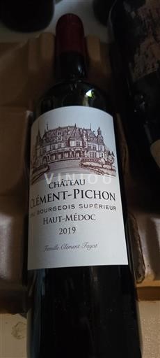 Bordeaux Haut-Médoc Cru Bourgeois Supérieur Château Clément Pichon 2019