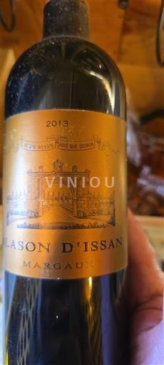 Bordeaux Margaux Blason Issan 2013