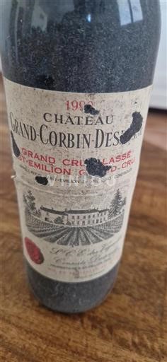 Burdeos Saint-Émilion Grand Cru Château Grand-Corbin-Despagne 1982