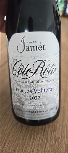 Valle del Rodano Côte-rôtie Jamet Fructus Voluptas 2022