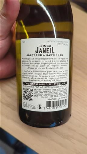 Linguadoca e Rossiglione Côtes catalanes Les Hauts de Janeil Grenache & Sauvignon 2023