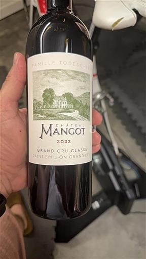 Bordeaux Saint-Émilion Grand Cru Grand Cru Château Mangot 2022