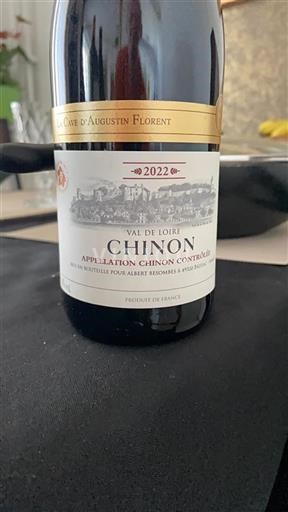 Loiretal Chinon Albert Besombes La Cave d'Augustin Florent 2022