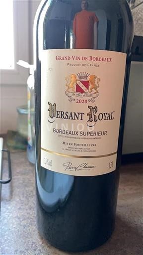 Bordeaux Bordeaux Supérieur Pierre Chanau Versant Royal 2020
