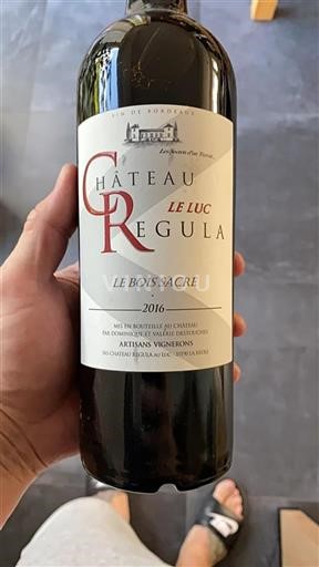 Bordeaux Ospecificerad Château Regula Le Bois Sacré 2016