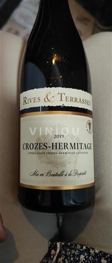Vallée du Rhône Crozes-hermitage Rives & Terrasses 2019