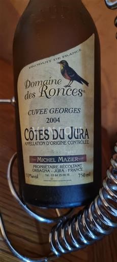 Jura Côtes du Jura Domaine Des Ronces Georges 2004