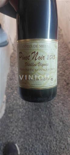 Regionen des Ostens Côte de Meuse Domaine Montgrignon Vieilles Vignes 2015