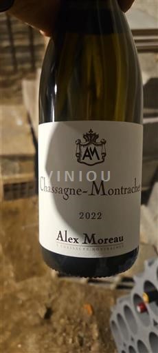 Vin Blanc sec Alex Moreau 2022 France Bourgogne Chassagne-montrachet