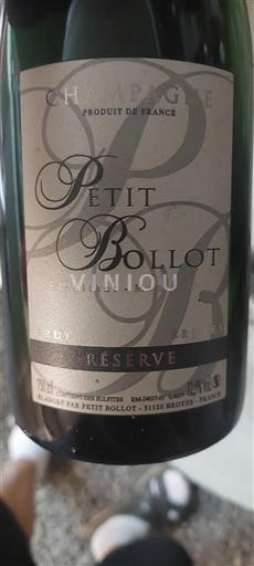 Champagne Petit Boilot Réserve 2021