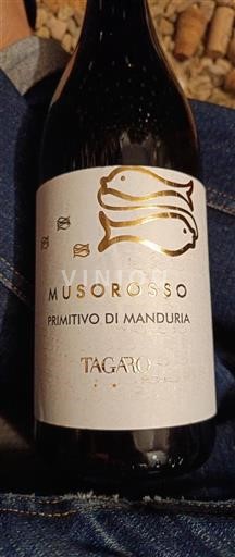 Pouilles Primitivo di Manduria Tagaro Musorosso 2019