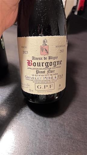 Bourgondië Bourgogne Grivelet Père & Fils Alneux de Bligny 2023