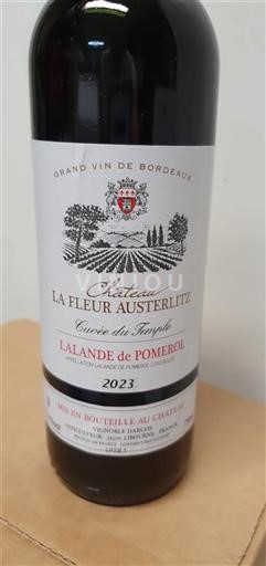 Burdeos Lalande-de-Pomerol Château La Fleur Austerlitz du Temple 2023