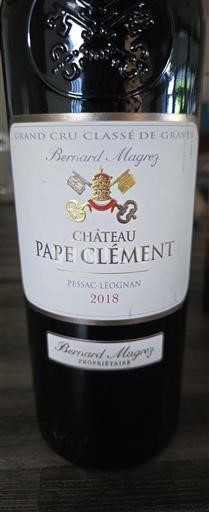 Burdeos Pessac-Léognan Grand Cru Classé Château Pape Clément 2018