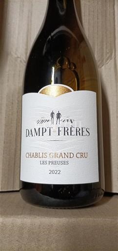 Burgundsko Chablis Grand Cru Grand Cru Dampt Frères Les Preuses 2022