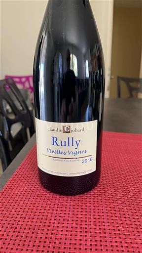 Bourgondië Rully Claudie Jobard Vieilles Vignes 2016