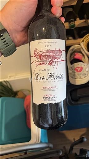 Bordeaux Château Les Hérits 2019