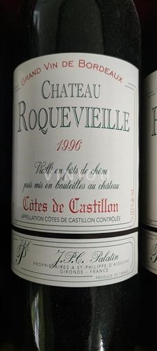 Bordeaux Määrittelemätön Château Roquevieille 1996