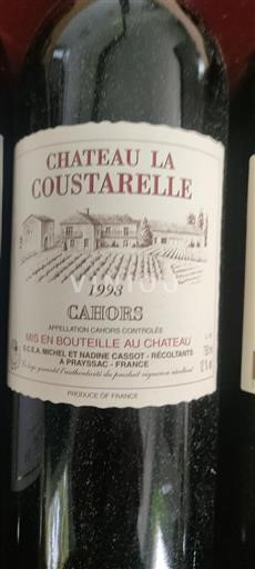 Sydväst Cahors Château La Coustarelle 1998