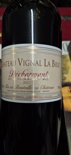 Sudoeste Pécharmant Château Vignal La Brie 2022