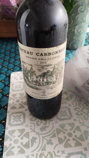 Bordeaux Pessac-Léognan Grand Cru Classé Château Carbonnieux 2010