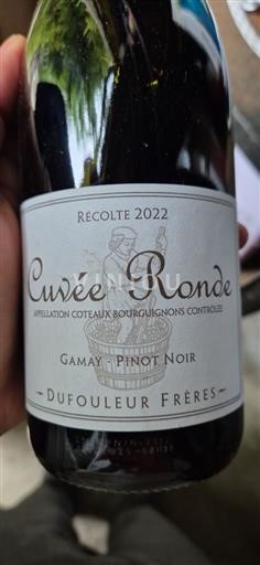 Burgundy Coteaux Bourguignons Dufouleur Frères Ronde 2022