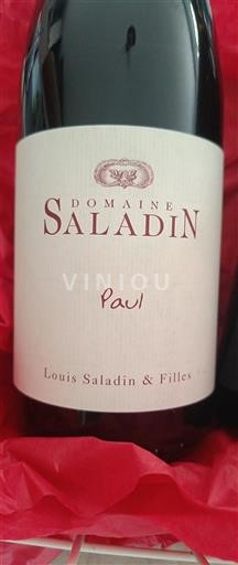 Rhônen laakso Côtes-du-rhône Domaine Saladin Paul 2021